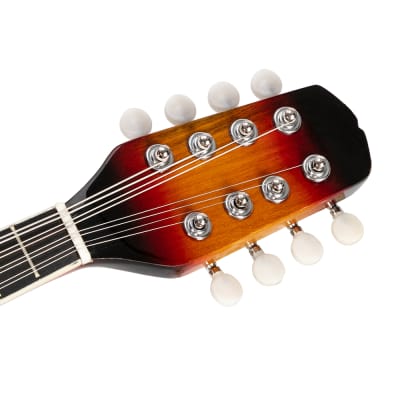 A Style 8-String Acoustic Mandolin with Pick Guard 2020s Sunset image 6