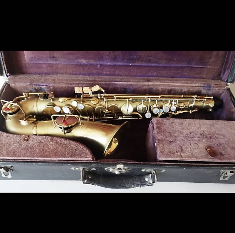 Buescher New Aristocrat Transitional 1932 Gold Plated Reverb