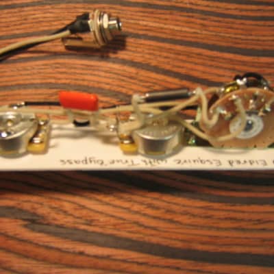 K D Paulus Guitar Parts Esquire Wiring Harness – Modded Eldred with True Bypass - Premium Parts image 3