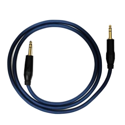 Lincoln ROUTE 36 UltraBlue / Gotham GAC-2 Ultra Pro Balanced 1/4" TRS Interconnect Cable - 10FT image 2