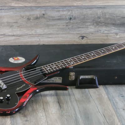 Ampeg ASB-1 Devil Scroll Bass Fireburst Previously Owned by Garry Tallent of E Street Band! + OHSC image 1