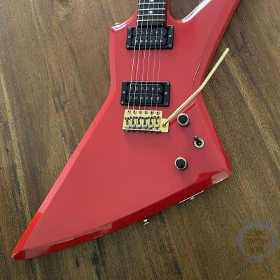 Aria Pro II, Explorer, ZZ Deluxe, Deep Red, MIJ, 1982 | Reverb