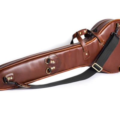 Banjo Gig Bag - 4/5 String - Leather - Glenn Cronkhite image 4