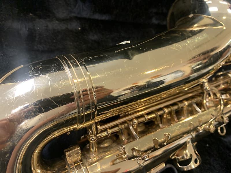 Unison 5002 alto saxophone with case nice shape | Reverb