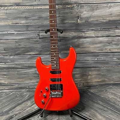 G&L Left Handed Legacy HSS RMC Electric Guitar- Fullerton Red image 2
