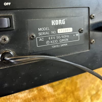 Korg Mono/Poly MP-4 analog synthesizer c 1981 Blue original vintage MIJ Japan synth RG image 6