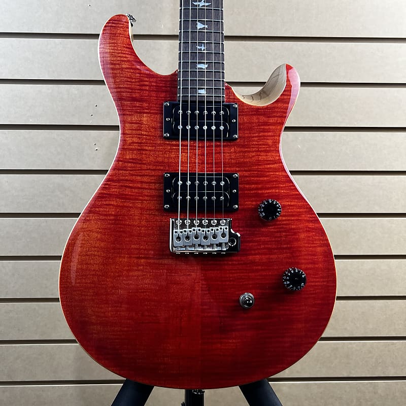 PRS SE CE24 Electric Guitar Blood Orange w/Gig Bag & PLEK*D Reverb