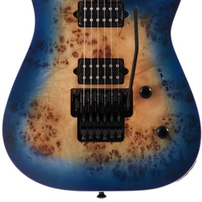 Jackson MJ Series Dinky DKRP Electric Guitar - Transparent Blue Burst image 1