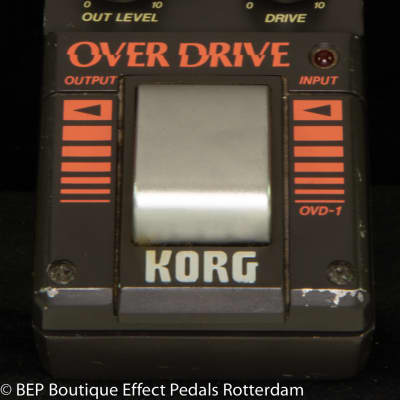 Korg OVD-1 Overdrive 1984 s/n 004868 with rare JRC4558DV op amp Japan image 8