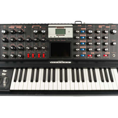 Moog Minimoog Voyager Analog Keyboard Synthesizer (Electric Blue w/ LED Mod) [USED]