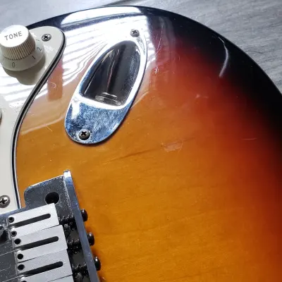 Fender Strat Plus Sunburst with OHSC 90s image 5