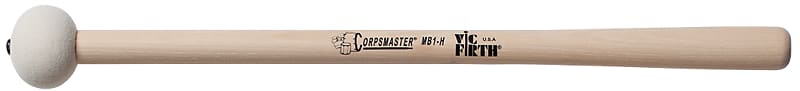 Vic Firth - MB1H - Corpsmaster Bass mallet -- small head -- hard image 1