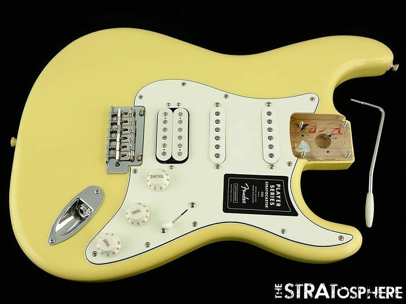 2022 Fender Player HSS Stratocaster Strat LOADED BODY, Guitar Buttercream imagen 1
