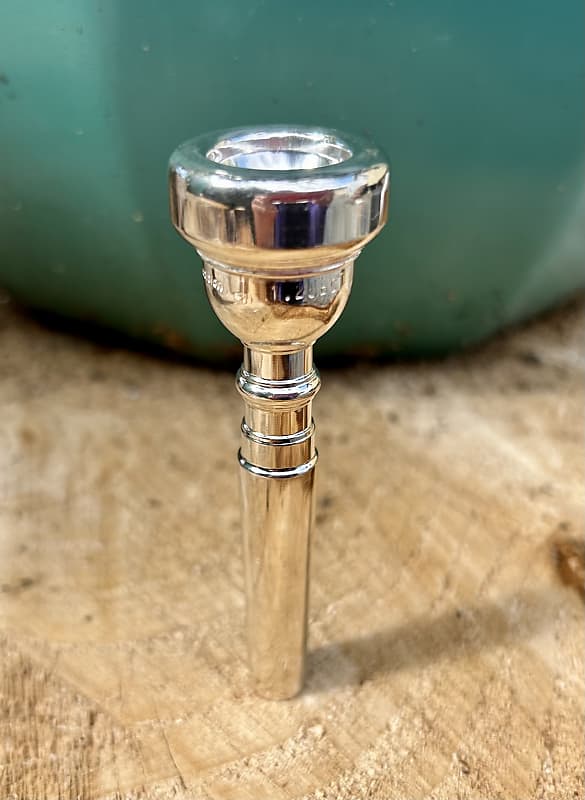 Curry Precision 1.25 Trumpet Mouthpiece Silver Plated Reverb