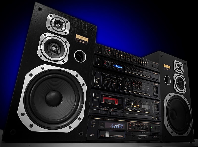 Pioneer SA-570 (1986) RARE Full Vintage Stereo Component System  			