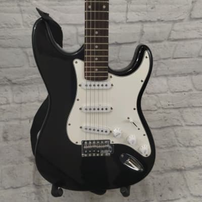 BC Stratocaster "Black" Electric Guitar image 1