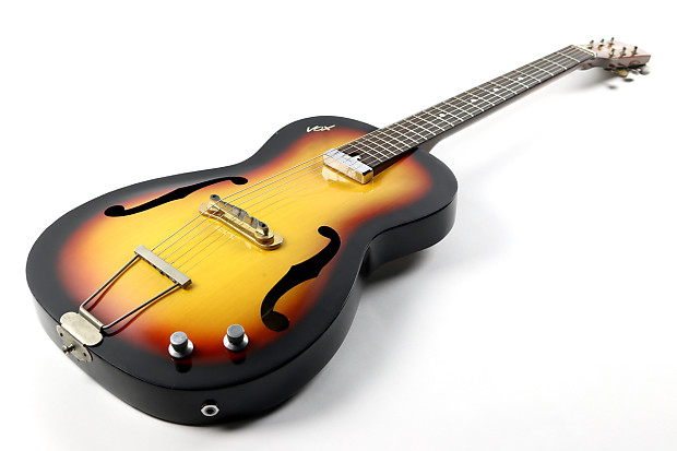 【希少】VOX STUDENT PRINCE ビザールギター アコギ Vox Student Prince 1966 Sunburst Guitar For Sale Hendrix Guitars