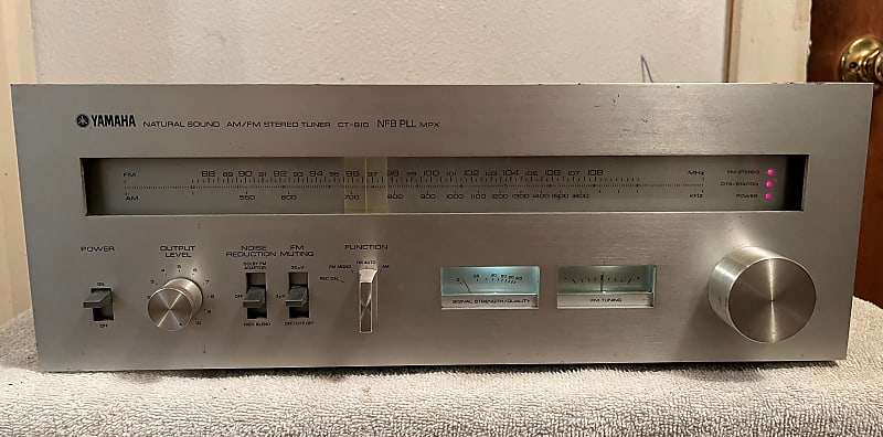 Vintage Yamaha CT-810 AM/FM Stereo Tuner-Tested Working Condition