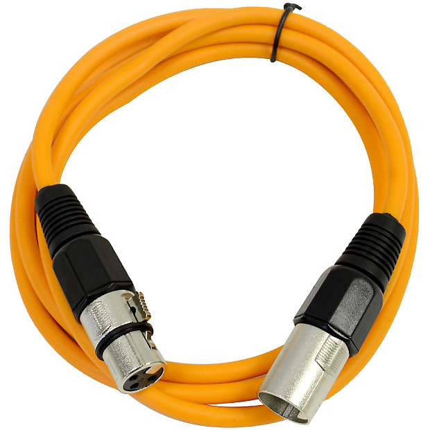 Seismic Audio SAXLX-6 XLR Male to XLR Female Patch Cable - 6' image 1