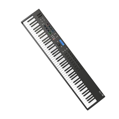 Arturia KeyLab Essential 88-Key Keyboard MIDI Controller with Twin-Line LCD Screen, Chord Play Mode and Compatible with All Major Digital Audio Workstation (Black) image 5