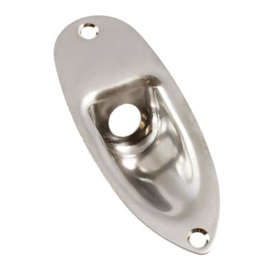 AllParts AP-0610-010 Jackplate for Stratocaster® - Chrome image 1