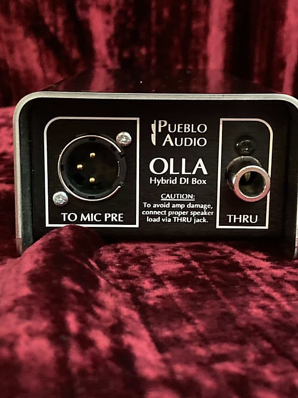 Pueblo Audio OLLA Mono Hybrid Direct Injection Box • Tested • Like NEW