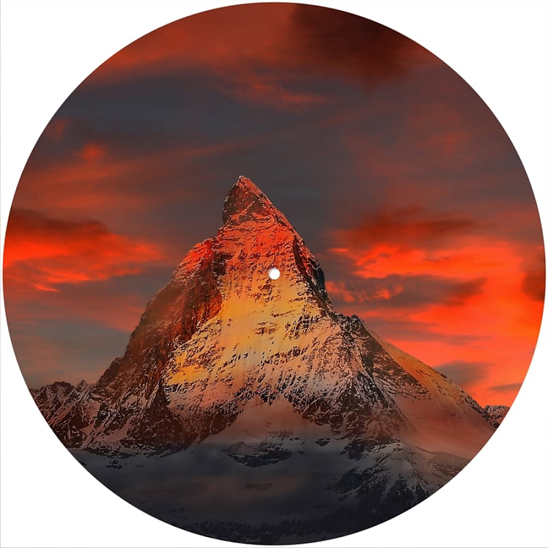 Slipmat Scratch Pad Felt for 12&quot; LP Record Player Vinyl DJ Turntable *Swiss Alps 1  			