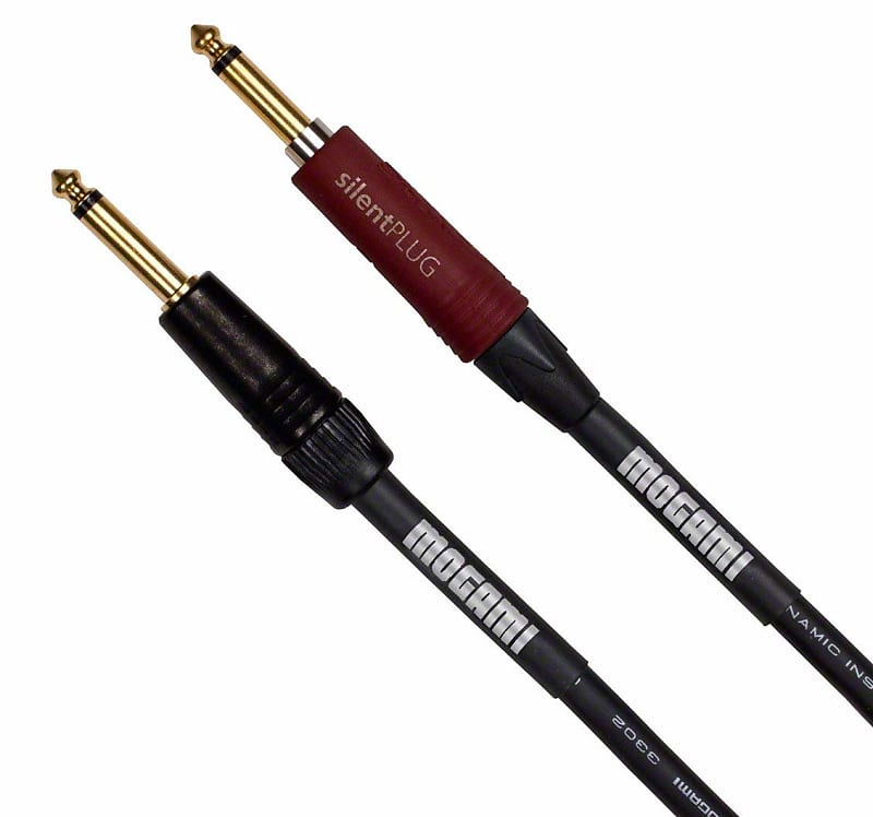 Mogami Platinum Guitar-12 Instrument Audio Cable 12' Long with Neutrik Silent Play Connectors image 1