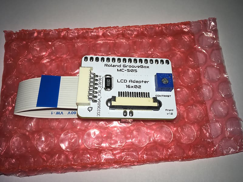 Roland MC-505 (16x02) LCD replacement screen adapter with 14