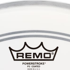 Remo Powerstroke P3 Coated Bass Drumhead - 16 inch with 2.5 inch Impact Pad image 2