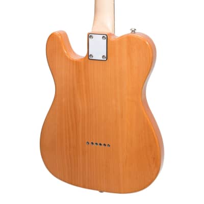 J&D Luthiers Thinline TE-Style Electric Guitar (Natural Gloss) image 5