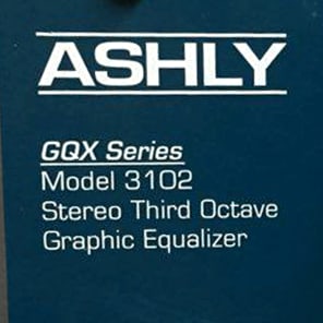 Ashly Audio GQX 3102 Dual 31 Band Equalizer image 2