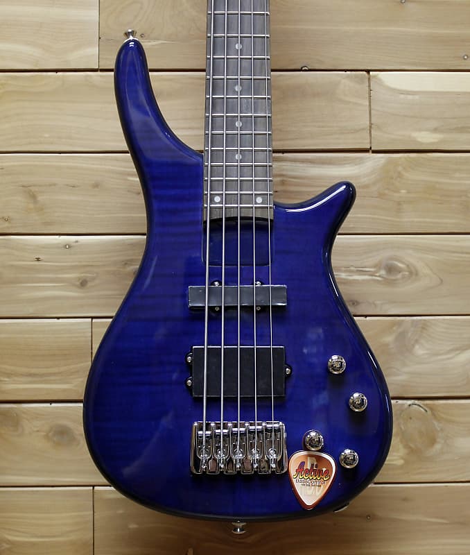 Avalanche By Dillion 5 String Bass Trans Blue - SB-25-TBL - Made in China image 1