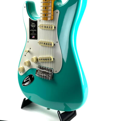 Fender American Vintage II '57 Stratocaster Left-Handed - Seafoam Green image 2