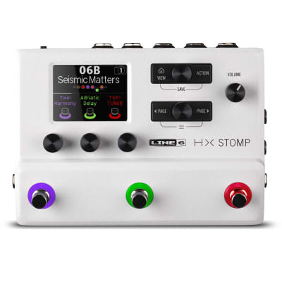 【即購入OK】Line 6 HX STOMP 限定カラー 白 Line 6 HX Stomp White Limited Edition | Reverb