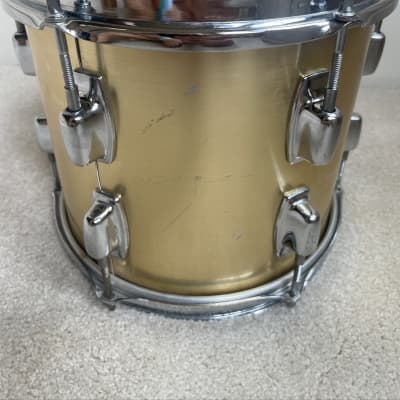 Ludwig  Rocker 10” Mounted Tom Drum 80s Gold Silk image 4