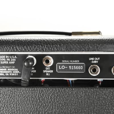 Fender Super Amp 2-Channel 60W 4x10" Guitar Combo Amplifier CG002MH image 10