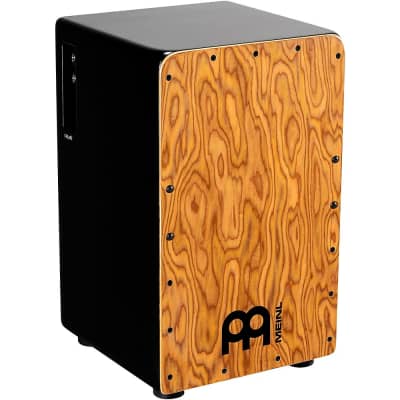 Meinl Percussion Woodcraft Cajon with Pickup - Makah Burl