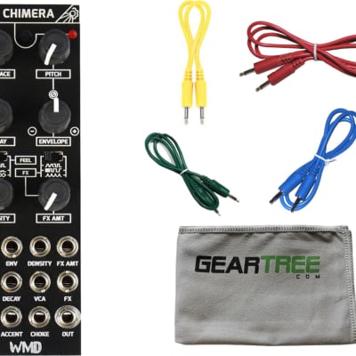 WMD Chimera Percussion Synthesizer Eurorack Module w/ 4 Cables and Polish Cloth image 1