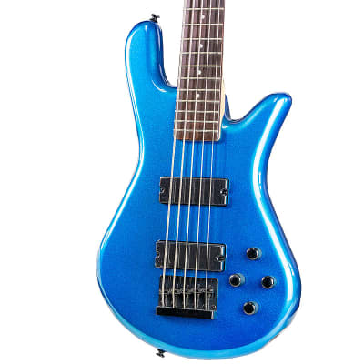 Brand New Spector Performer 5 Bass Guitar Metallic Blue Gloss image 1