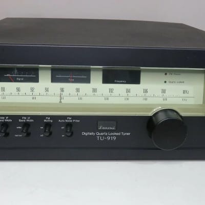 SANSUI TU-919 STEREO TUNER WORKS PERFECT SERVICED ALIGNMENT FULL RECAP +LED image 3