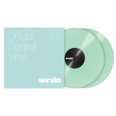 Serato SCV-PS-GID-OV 12" Glow in the Dark Control Vinyl pressing for Serato DJ Pro (Pair) image 2