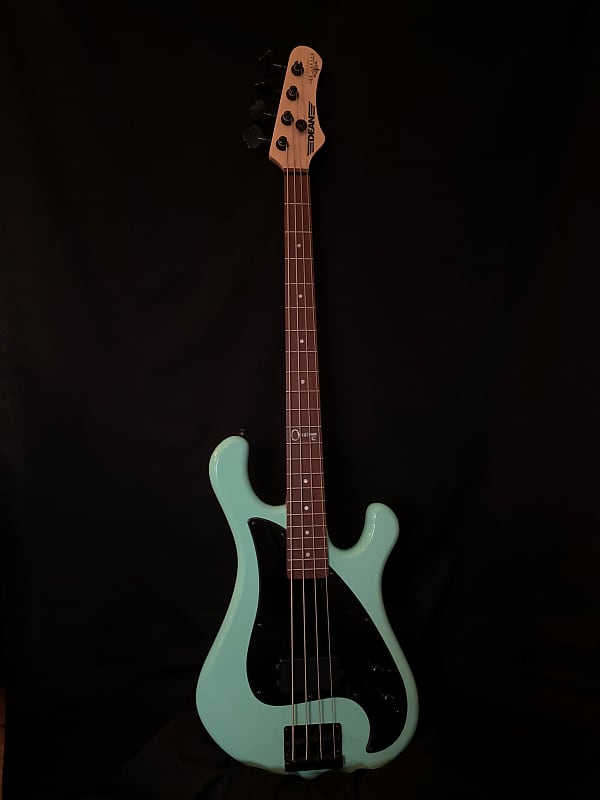 Dean Jon Lawhon Hillsboro 4-String Bass Guitar, Sea Foam Green image 1