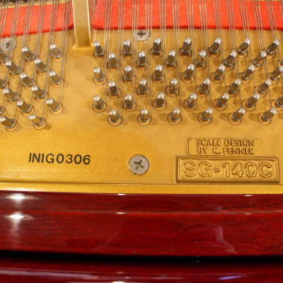 Samick SG-140C 4'9 Baby Grand Piano | Polished Mahogany image 4