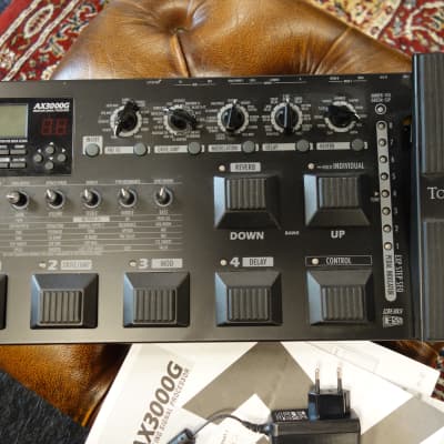 Korg AX3000G multi effect 220 volt with adaptor and manual | Reverb