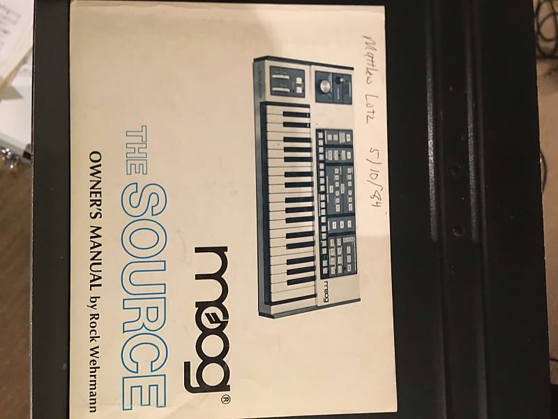 Moog Source Manual 1981-1985 image 1