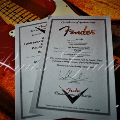 Fender Custom Shop 69 Stratocaster Limited Closet Classic 2013 Dakota Red image 17