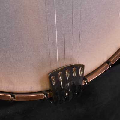 Ome Minstrel Model 12" head, Five String Open Back Banjo -Curly Maple image 3
