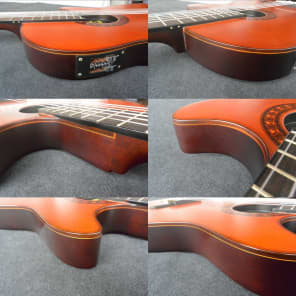 '83 Morris Groovin' Power Acoustic PA-17G Chet Atkins Electric Classical Guitar Moridaira Japan RARE image 14