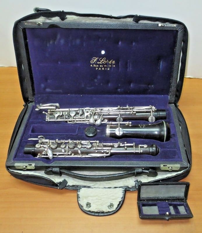 F. Loree Paris Professional Oboe with 3rd Octave Key Good Reverb